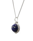 Collana con pendente a sfera in Pietra Lapislazzuli - Argento 925 - Clorophilla Shop