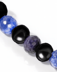 Collana in TANZANITE naturale e Tormalina - Protettiva e trasformativa - Clorophilla Shop