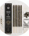 CRYSTAL SCENTS INCENSO IN BASTONCINI E CHIPS DI PIETRA NATURALE - Pirite - Clorophilla Shop