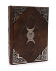 GRIMORIO DIARIO TRIPLA LUNA IN ZINCO - 200 pagine - Clorophilla Shop