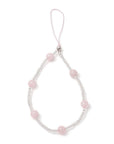 LACCETTO DA POLSO PER CELLULARE - Quarzo rosa - Clorophilla Shop