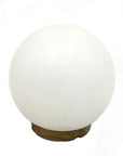 Lampada di Sale dell'Hymalaya naturale Sfera bianca - 3/4kg - Clorophilla Shop