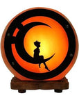 LAMPADA DI SALE TRILLY RAGAZZA SULLA LUNA - 3/5kg - Clorophilla Shop