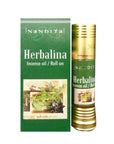 Nandita Herbalina Profumo incenso in Olio roll-on - Fragranza Erbe rilassanti | Scopri su Clorophilla Shop