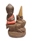 Bruciaincenso a cascata Buddha in Ceramica per Incenso in coni e bastoncini - Diverse colorazioni | Scopri su Clorophilla Shop