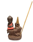 Bruciaincenso a cascata Buddha in Ceramica per Incenso in coni e bastoncini - Diverse colorazioni | Scopri su Clorophilla Shop