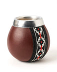 MATE CALABAZA RIVESTITA IN CUOIO - Clorophilla Shop