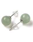 Orecchini Avventurina verde - Energia calmante - Clorophilla Shop