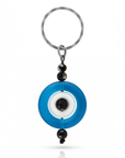 Portachiavi OCCHIO DI NAZAR E TORMALINA - Protezione energie negative e Malocchio - Clorophilla Shop