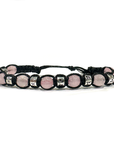 SAMSARA BRACCIALE TIBETANO IN QUARZO ROSA E ARGENTO 925 - Amore, armonia e dolcezza | Scopri su Clorophilla Shop