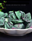 Rubino Zoisite origine Tanzania - Energia positiva, autostima ed evoluzione interiore - Clorophilla Shop