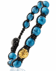 SAMSARA BRACCIALE TIBETANO IN APATITE - Motivazione, comunicazione e chiarezza mentale - Clorophilla Shop