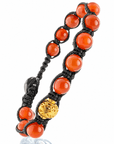 SAMSARA BRACCIALE TIBETANO IN CORNIOLA - Energia, vitalità e motivazione - Clorophilla Shop