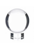 SFERA DI CRISTALLO IN VETRO OTTICO CON SUPPORTO - 8cm - Clorophilla Shop