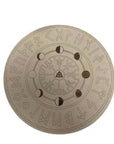 Tavola divinatoria Futhark in legno per Rune - 20cm - Clorophilla Shop
