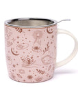 TAZZA CON SIMBOLI MISTICI - Filtro in acciaio inox incluso - Clorophilla Shop