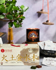 Aromafume Feng Shui Kit Bruciaincenso + 15 Mattoncini di Incenso 5 Elementi - Niente Fumo e Cenere | Scopri su Clorophilla Shop