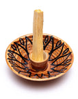 Bruciaincenso Palo Santo in ceramica decorato - Portaincenso Made in India | Scopri su Clorophilla Shop