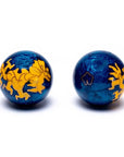 Sfere Qi Gong Drago Giallo in Acciaio - Medicina Cinese - Sfere della Salute | Scopri su Clorophilla Shop