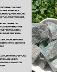 Avventurina Verde Grezza Origine Brasile - Pietra da 3-6cm | Scopri su Clorophilla Shop