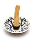 Bruciaincenso Palo Santo in ceramica decorato - Portaincenso Made in India | Scopri su Clorophilla Shop
