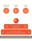 Aromafume Feng Shui FIRE Mattoncini Incenso Elemento Fuoco - Niente fumo e cenere | Scopri su Clorophilla Shop