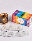 Aromafume Chakra Kit Bruciaincenso + 14 Mattoncini di Incenso - Niente Fumo e Cenere | Scopri su Clorophilla Shop