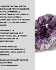 Drusa di Ametista curativa Grezza - Origine Brasile | Scopri su Clorophilla Shop