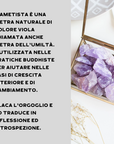 AMETISTA GREZZA - Calma e rilassamento | Scopri su Clorophilla Shop