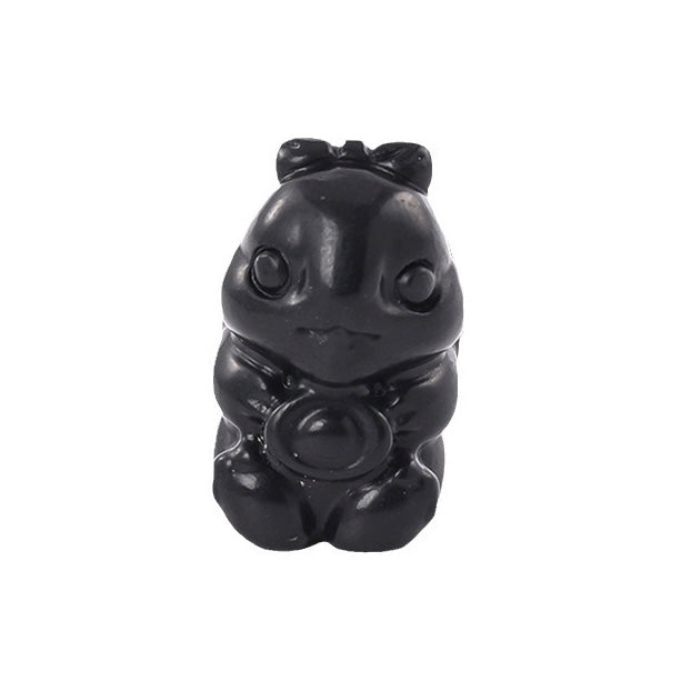 Scultura drago in pietra vera in miniatura - Pietra Shungite purificazione energetica | Scopri su Clorophilla Shop