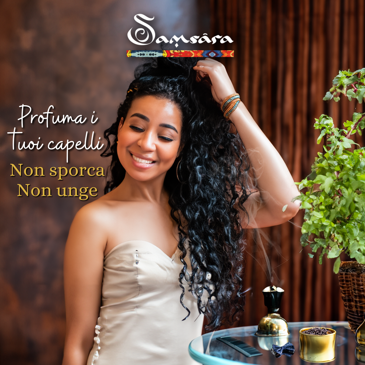 SAMSARA - KIT Bakhoor ULTRA DURATA - Profumo Arabo Legno di OUD- Per Capelli, Corpo e Indumenti | Made in DUBAI - 6 Mini Size | Scopri su Clorophilla Shop
