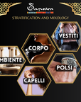 SAMSARA - KIT Bakhoor ULTRA DURATA - Profumo Arabo Legno di OUD- Per Capelli, Corpo e Indumenti | Made in DUBAI - 6 Mini Size | Scopri su Clorophilla Shop