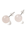 Orecchini in Quarzo rosa - Armonia e amore | Scopri su Clorophilla Shop