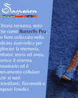 SAMSARA Tè Matcha BLU - SAPORE NATURALE| Fiori di Piselli blu Farfalla 100% Bio | Contro Ansia e Stress, Antiossidante Naturale, Made in Thailandia | Scopri su Clorophilla Shop