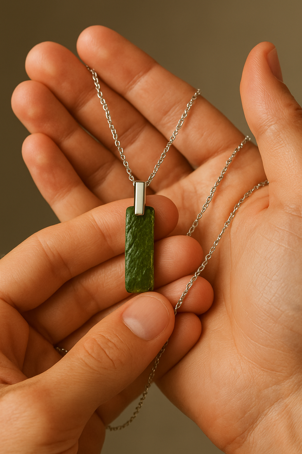 COLLANA CON MOLDAVITE NATURALE - Confezione Regalo, garanzia | Scopri su Clorophilla Shop