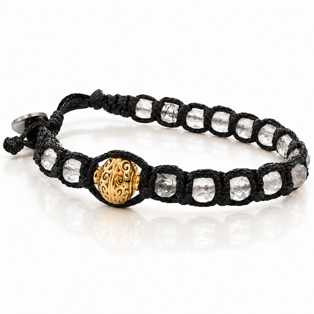 SAMSARA BRACCIALE TIBETANO IN DIAMANTE HERKIMER