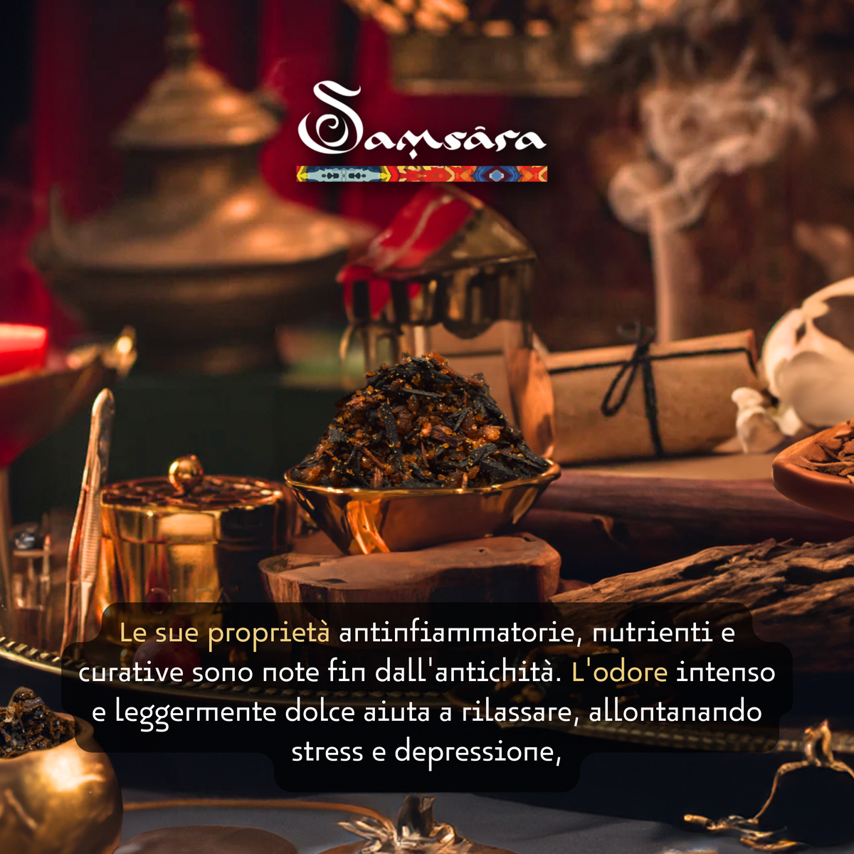 SAMSARA - KIT Bakhoor ULTRA DURATA - Profumo Arabo Legno di OUD- Per Capelli, Corpo e Indumenti | Made in DUBAI - 6 Mini Size | Scopri su Clorophilla Shop