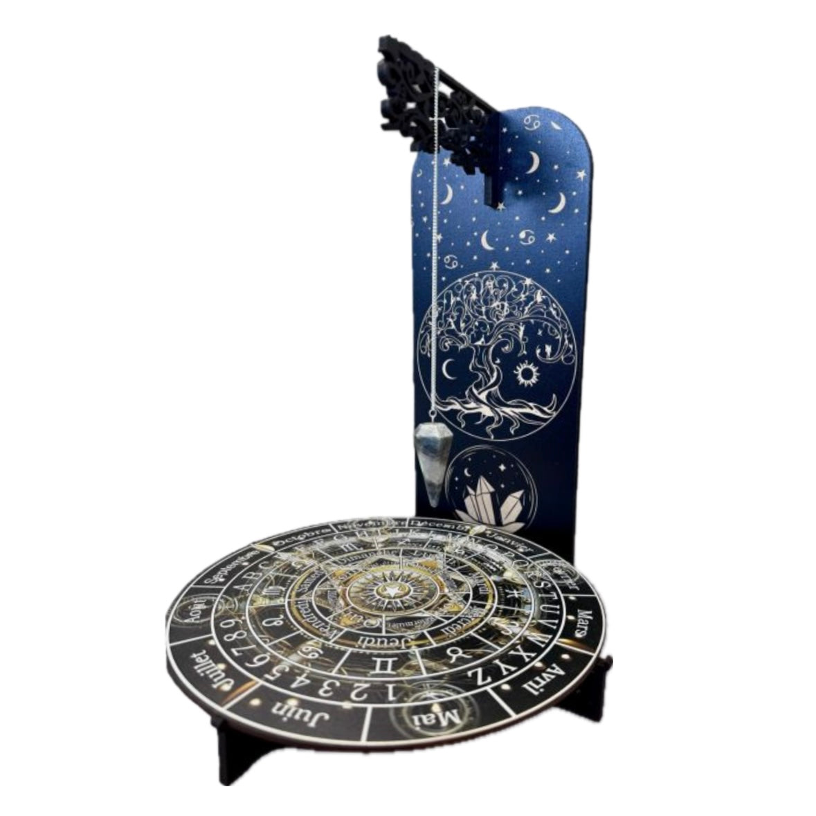 Tavoletta Divinatoria in legno per Pendolo - Stella Divina | Scopri su Clorophilla Shop