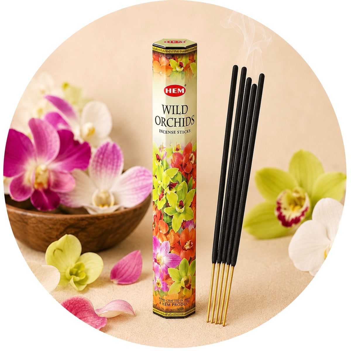 HEM INCENSO IN BASTONCINI - Wild Orchids | Scopri su Clorophilla Shop