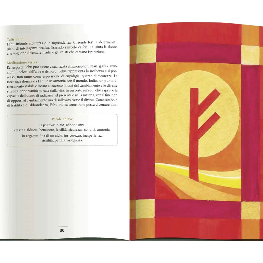 Lo Scarabeo KIT RUNE "I segreti della Magia Runica" - Elegante cofanetto con 25 Rune in Legno e libro di 176 pagine | Scopri su Clorophilla Shop