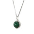 Collana con pendente a sfera in Malachite - Argento 925 | Scopri su Clorophilla Shop