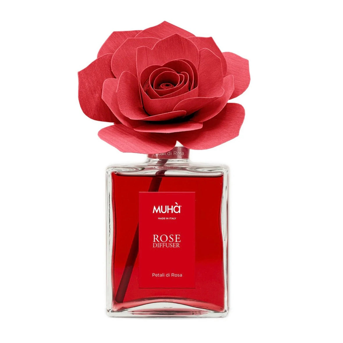 MUHÀ Rose Diffuser Profumatore ambiente con rosa - Petali di rosa | Scopri su Clorophilla Shop