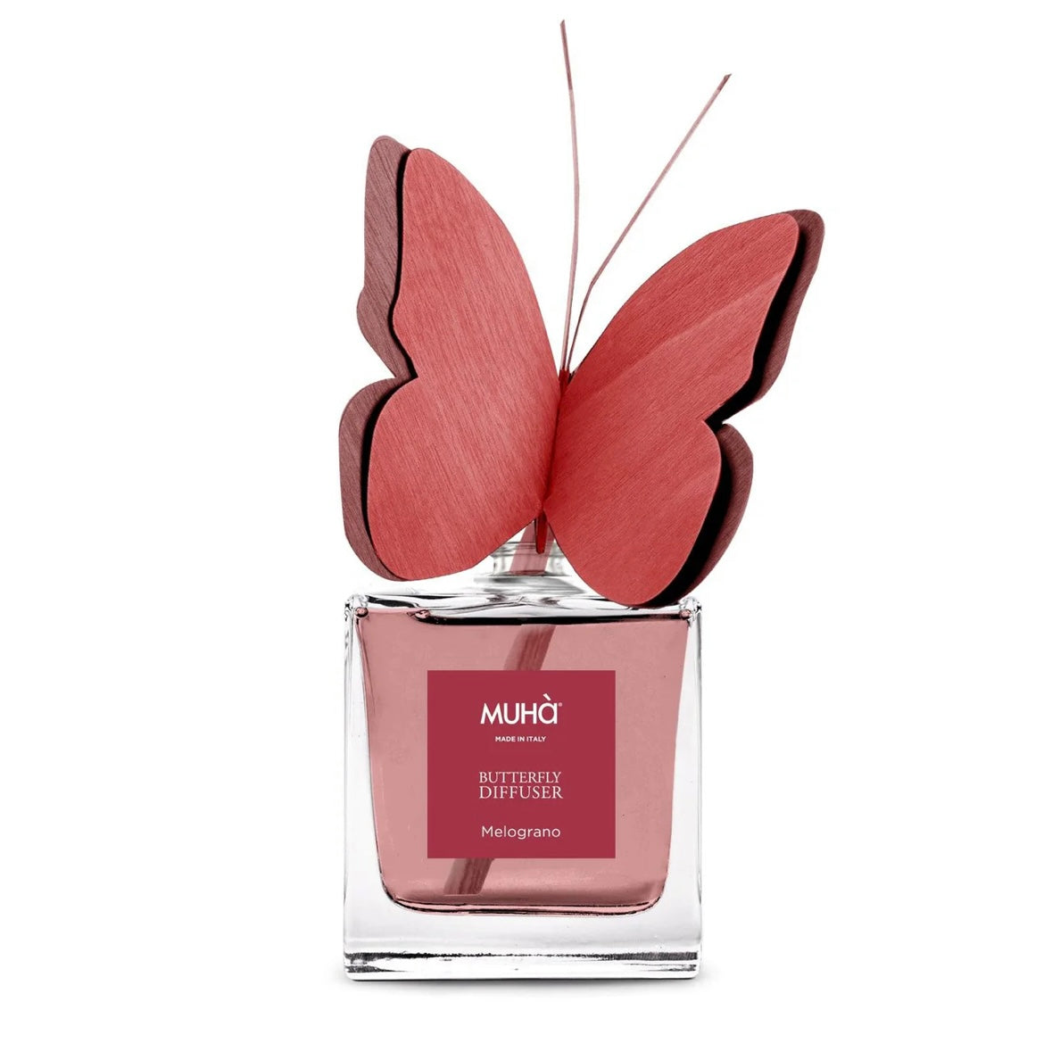 MUHÀ Butterfly Diffuser Profumatore ambiente con farfalla 50ml - Melograno | Scopri su Clorophilla Shop