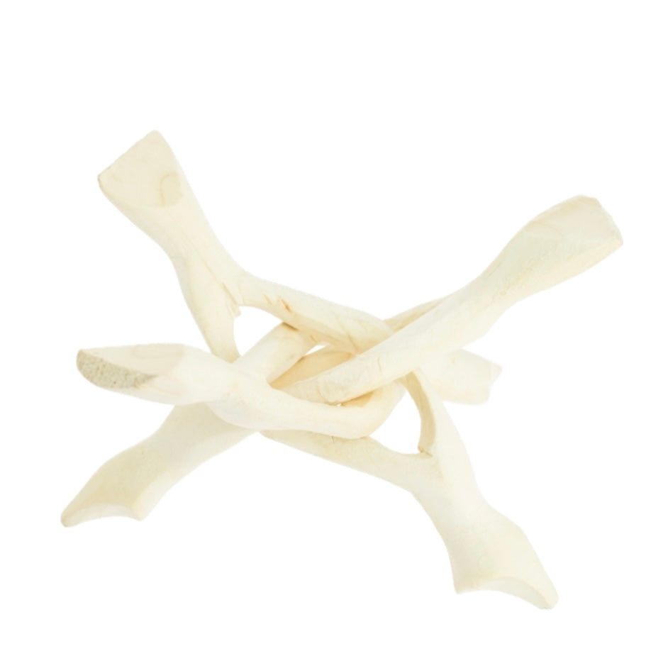 Treppiedi base per Conchiglia Abalone - Legno di pioppo intagliato a mano | Scopri su Clorophilla Shop