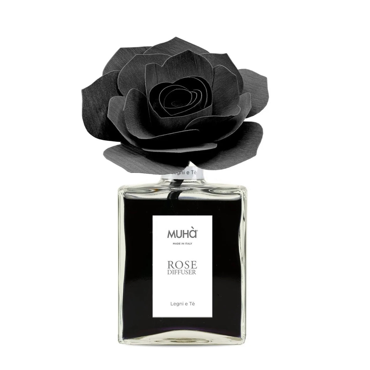 MUHÀ Rose Diffuser Profumatore ambiente con rosa - Legni e Tè | Scopri su Clorophilla Shop