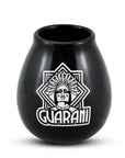 Guarani Gourd Mate Calabaza in ceramica - Coppa per Yerba Mate nera 350ml | Scopri su Clorophilla Shop