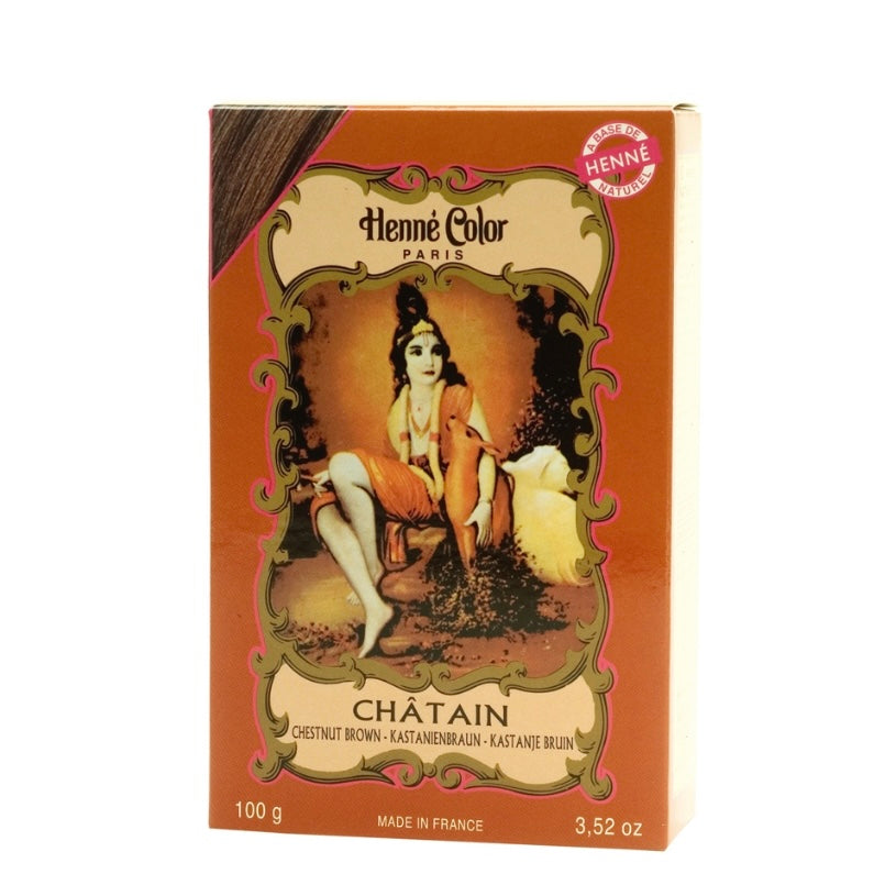Sitarama Hennè Color tintura capelli in polvere - Castano 100g | Scopri su Clorophilla Shop