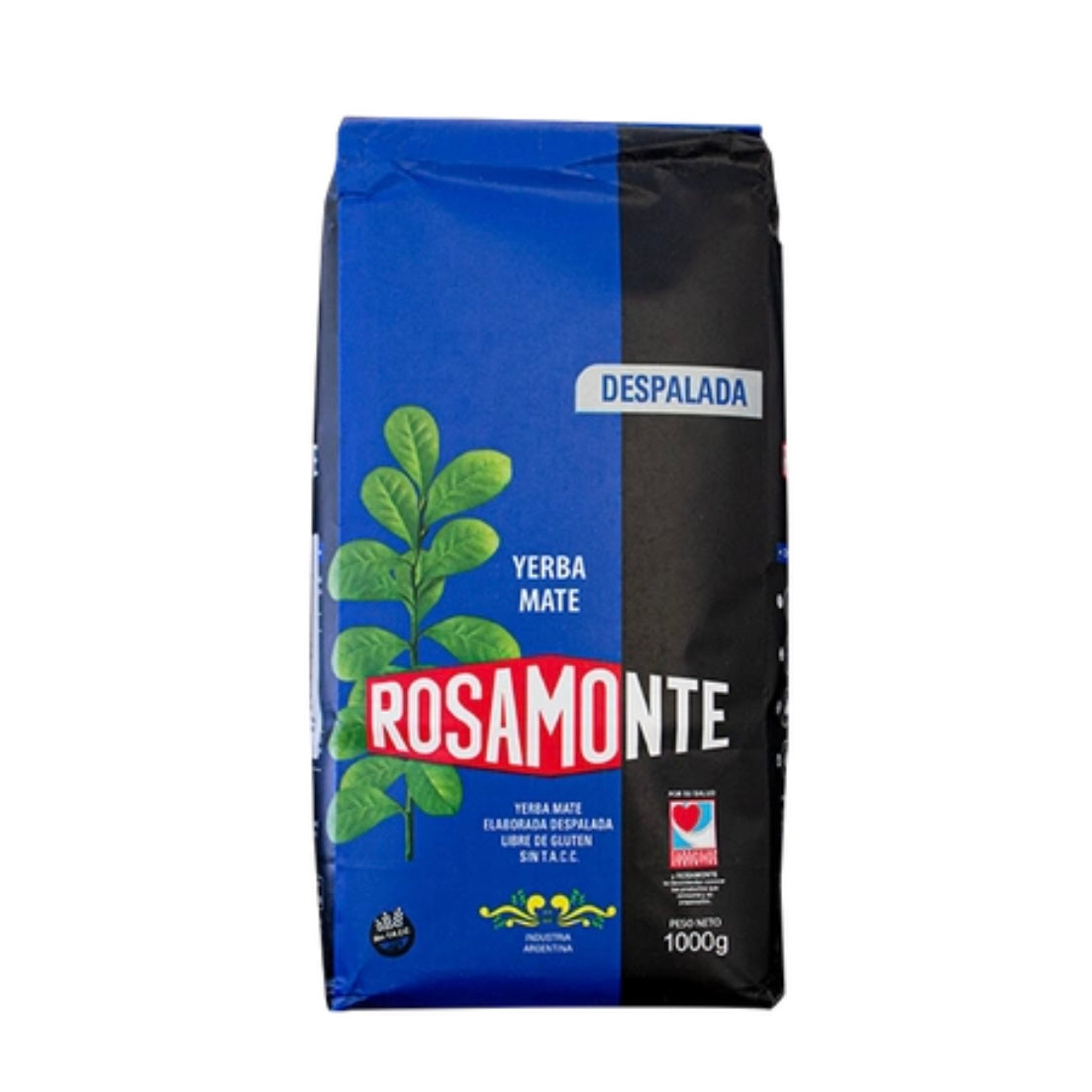 Rosamonte Despalada - Yerba Mate senza palo 1kg | Scopri su Clorophilla Shop