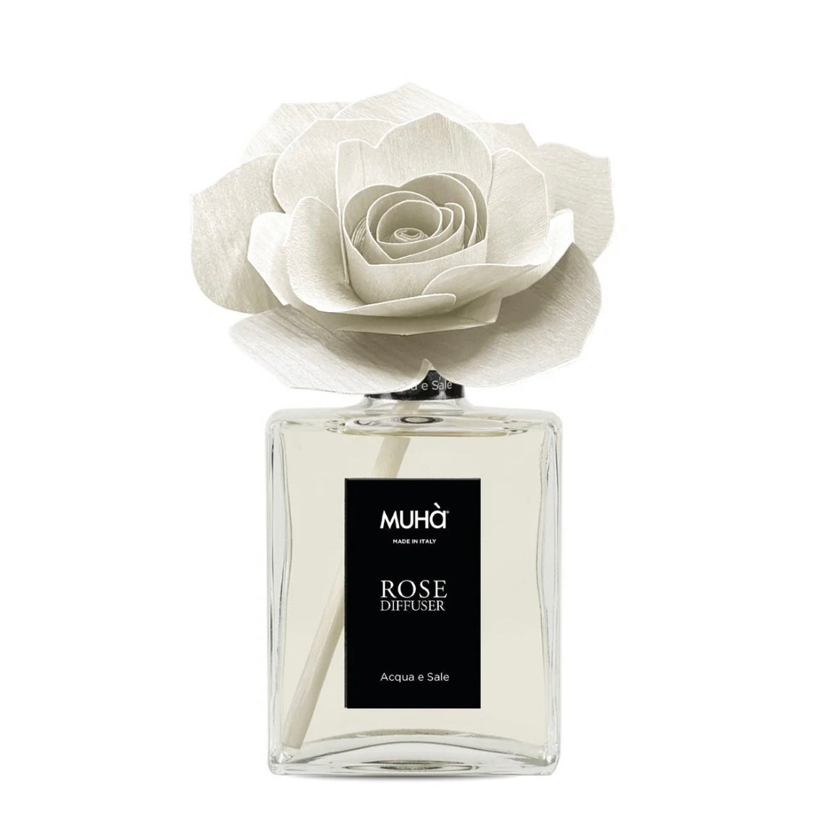 MUHÀ Rose Diffuser Profumatore ambiente con rosa - Acqua e Sale | Scopri su Clorophilla Shop