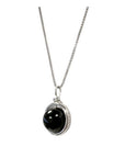 Collana con pendente a sfera in Onice nero - Argento 925 | Scopri su Clorophilla Shop
